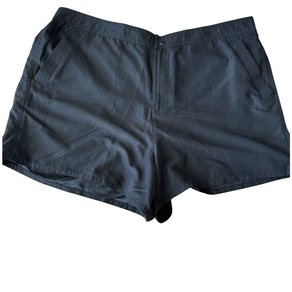 Croft & Barrow Black tummy slimmer board shorts